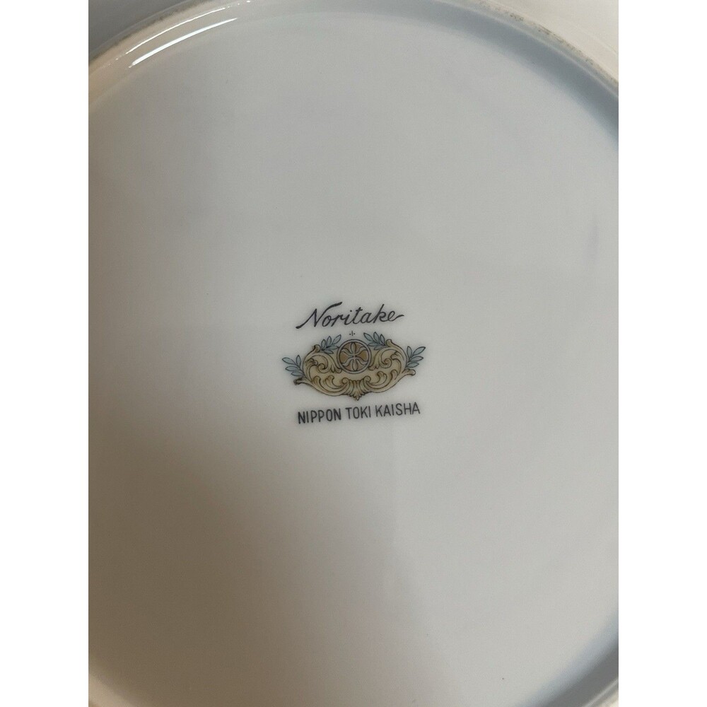 Vintage Noritake Salad Plates Lot of 6 Porcelain w/magnolia flower Discontinued - Picture 6 of 6
